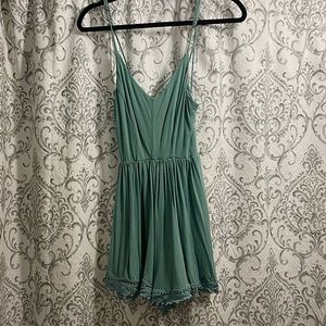 Seafoam Green Romper